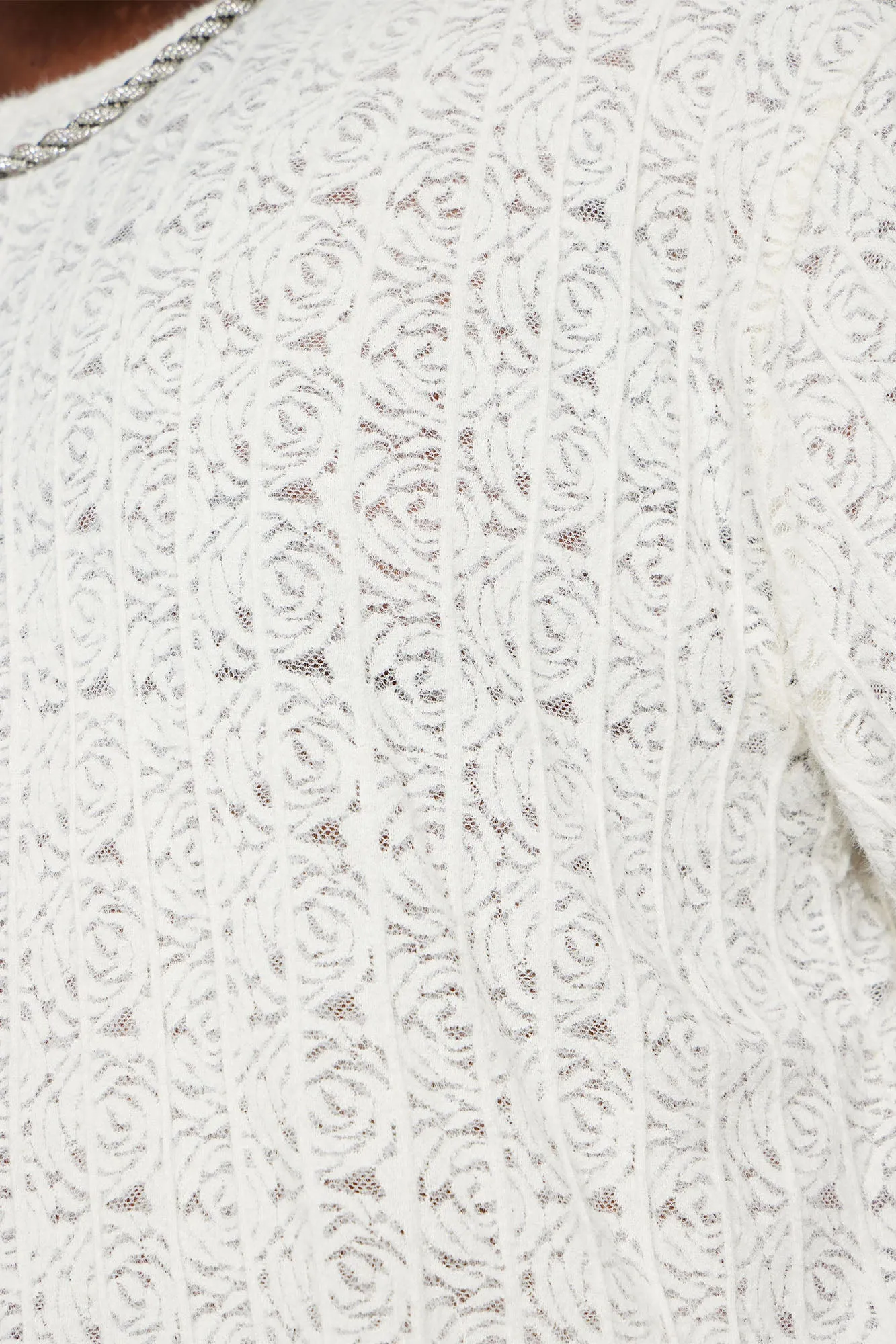 At First Glance Short Sleeve Crew Tee - Cream