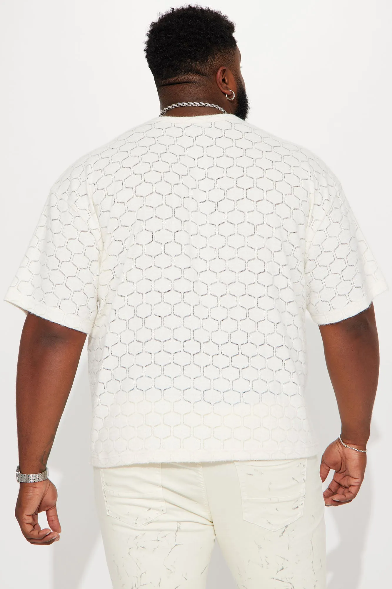 Because I Feel Like it Short Sleeve Crew Tee - Cream