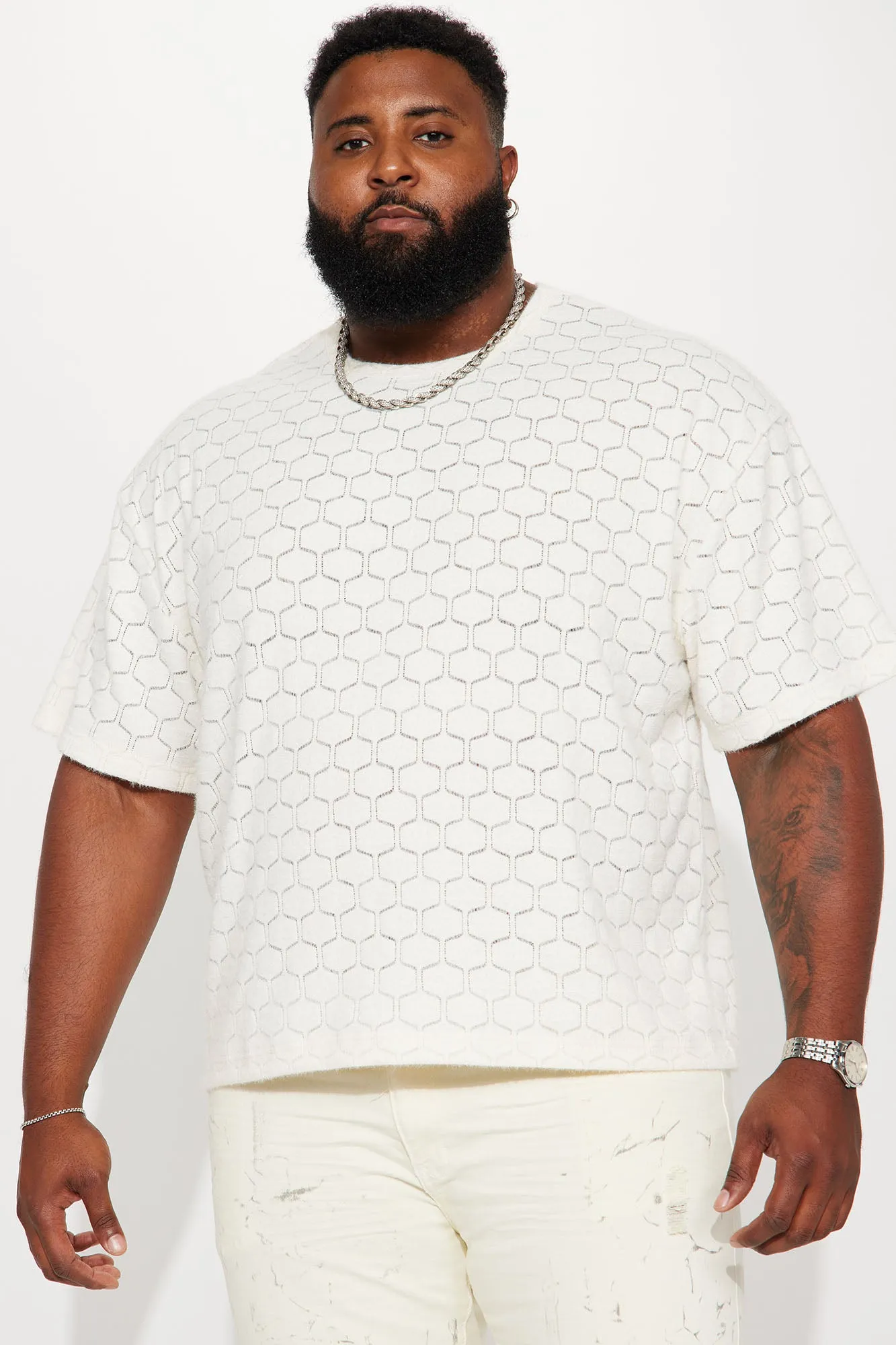 Because I Feel Like it Short Sleeve Crew Tee - Cream