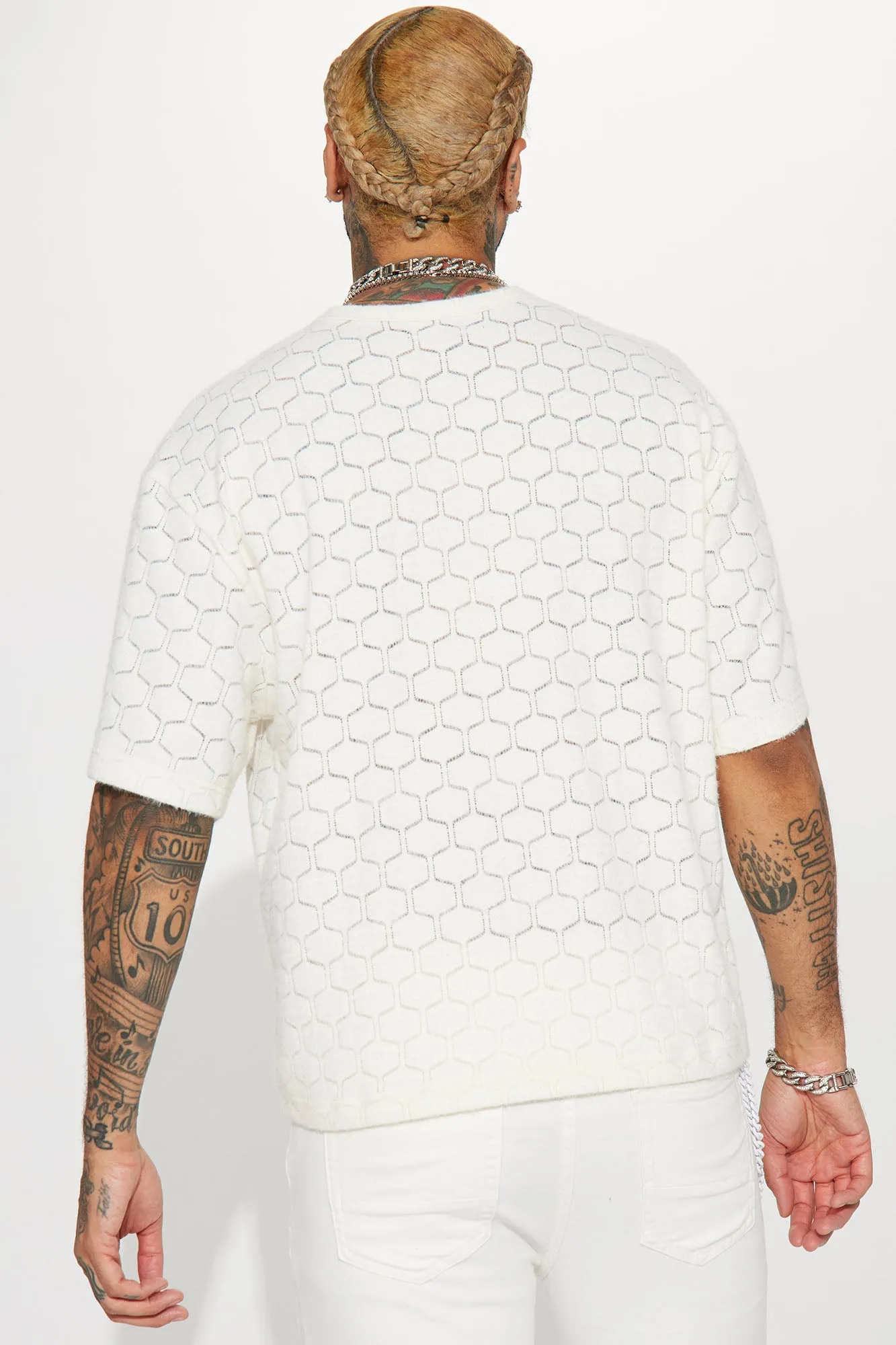 Because I Feel Like it Short Sleeve Crew Tee - Cream