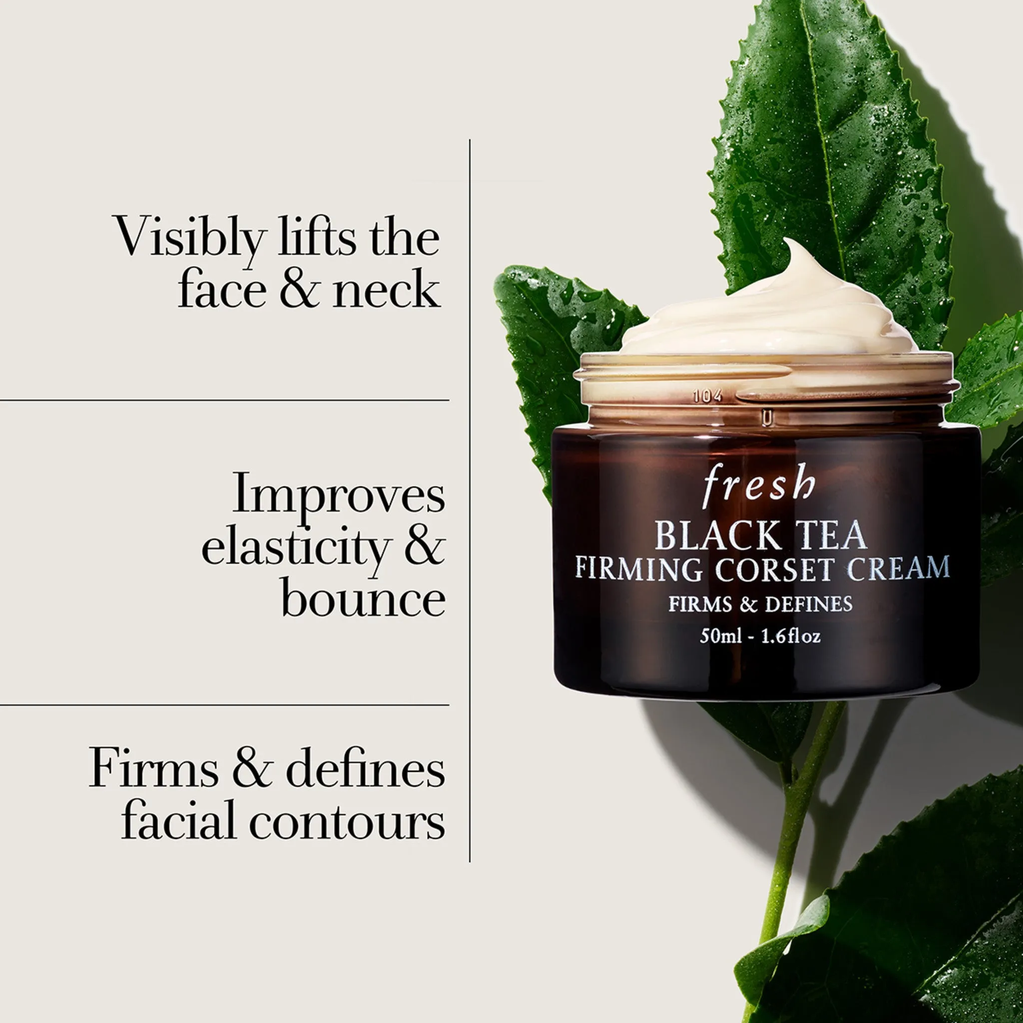Black Tea Corset Cream Firming Moisturizer