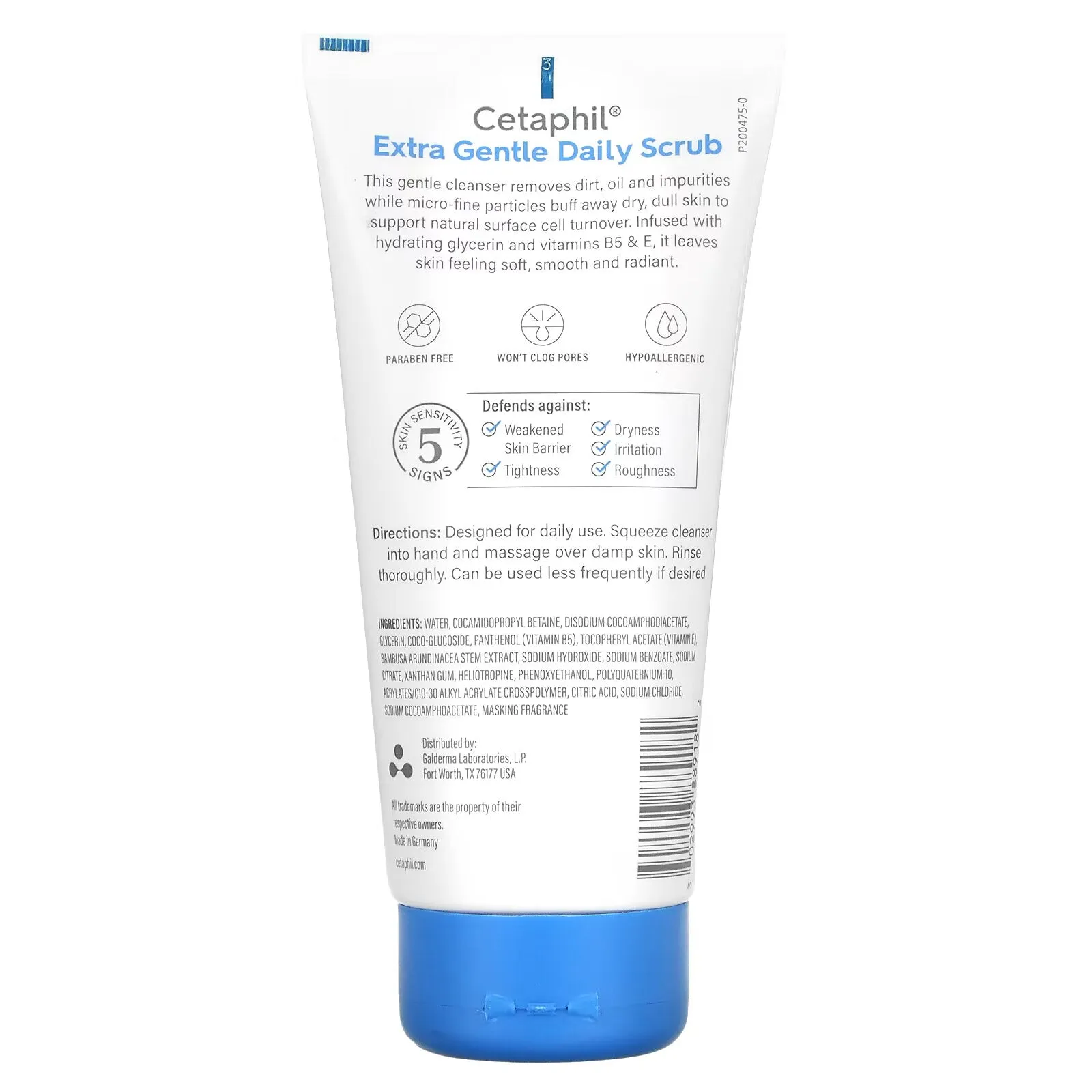 Cetaphil Extra Gentle Face Scrub, 178 ml