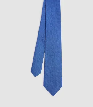 Cravate 8 cm bleu roi "Martine"