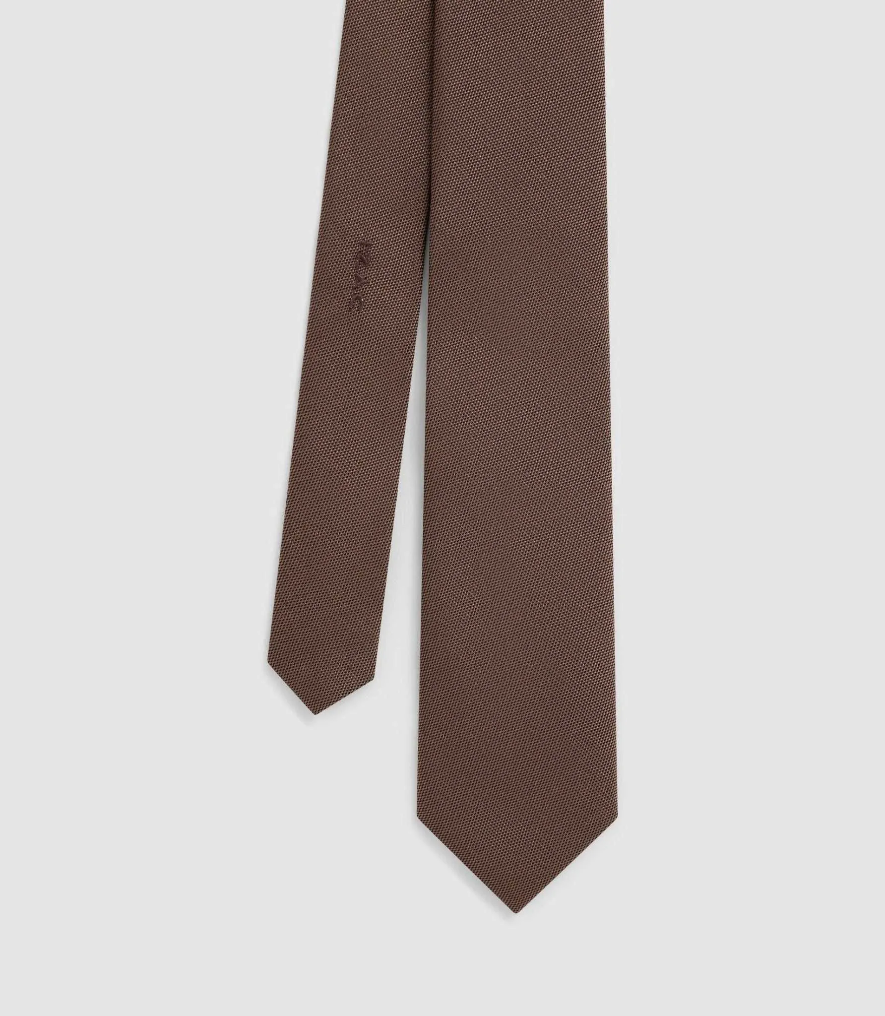 Cravate classique 7cm taupe "Martine"