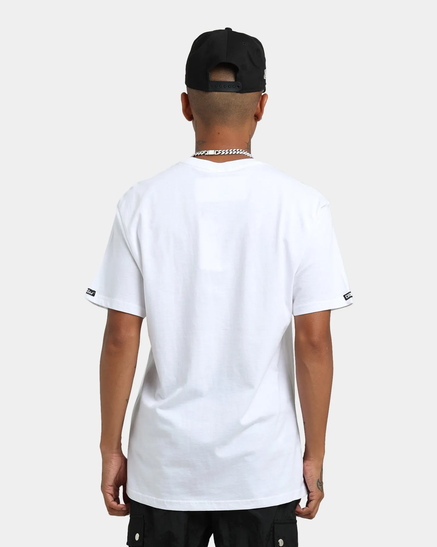Crooks & Castles Cocaine & Caviar Short Sleeve T-Shirt White/Pink