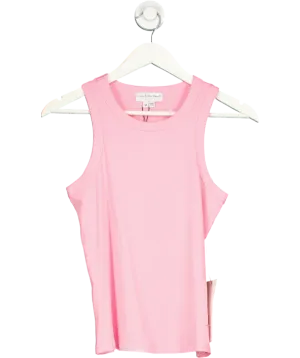 Never Fully Dressed Pink Ribbed Tank Top UK M