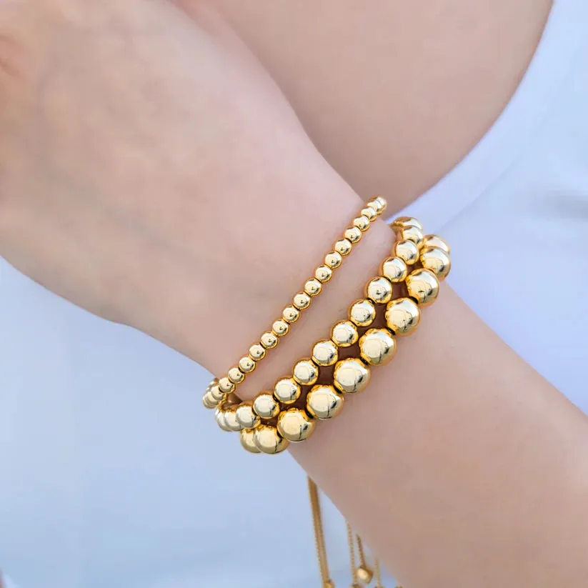 OMG Golden Sphere 6mm Bracelet