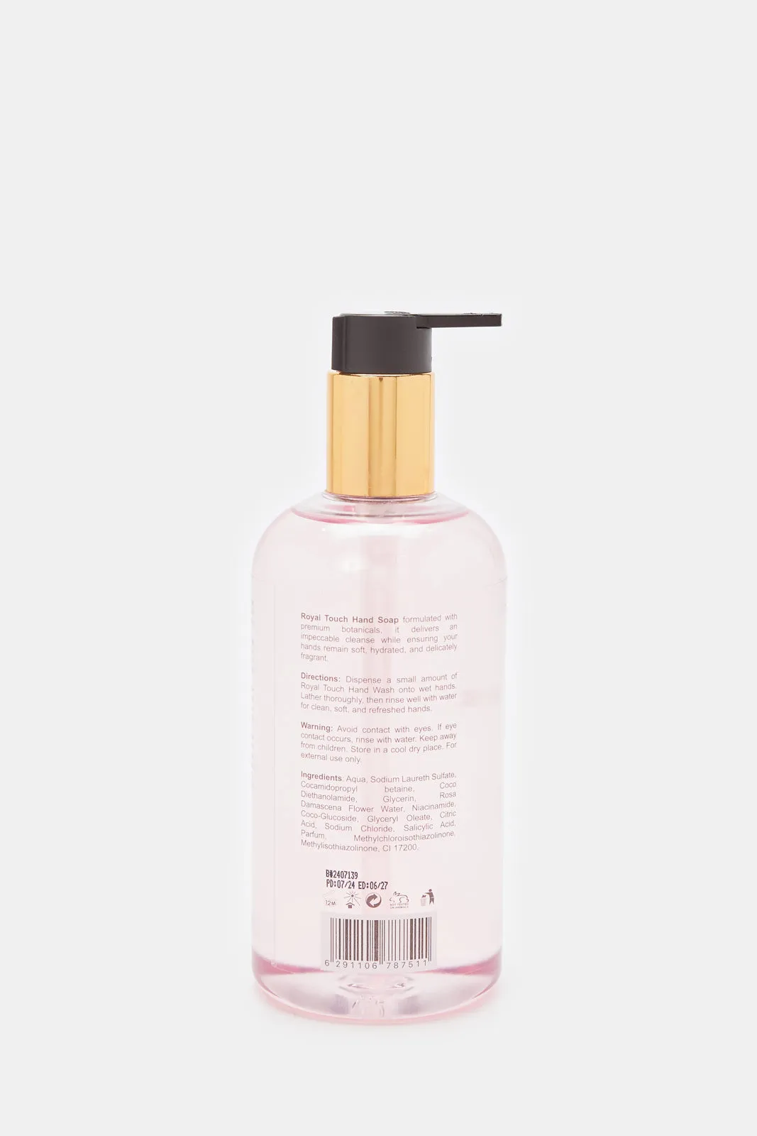 Royal Touch Liquid Hand Wash Pink Rose Extract (400ml)