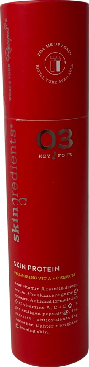 skingredients Skin Protein Anti-ageing Retinoid Serum Refillable Primary Pack 45ml